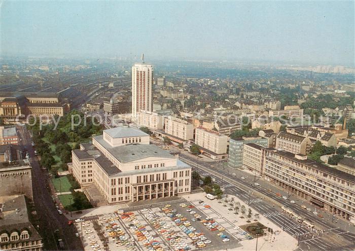 LEIPZIG Sachsen Stadtansicht Fliegeraufnahme