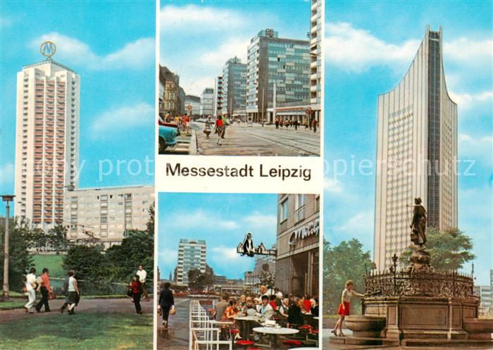 LEIPZIG Sachsen Wohnhochhaus Neubauten am Bruehl Milchbar Katharinens Hochhaus d