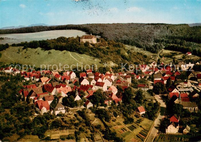 Schwalenberg Stadt und Burg Fliegeraufnahme