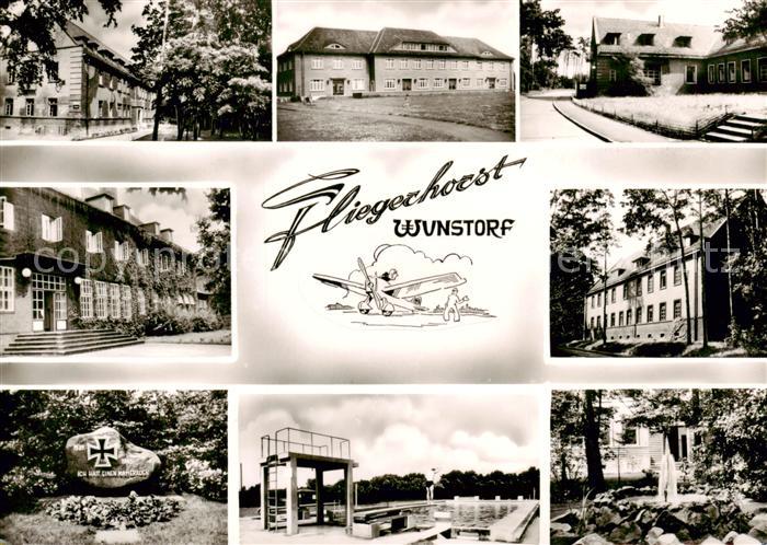 Wunstorf Fliegerhorst Mannschaftsquartiere Offizierskasino Gedenkstaette Schwimm