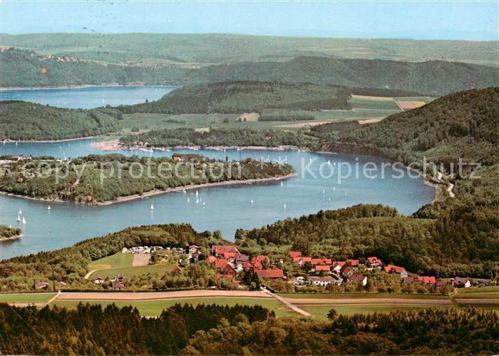 Bringhausen Fliegeraufnahme mit Edersee