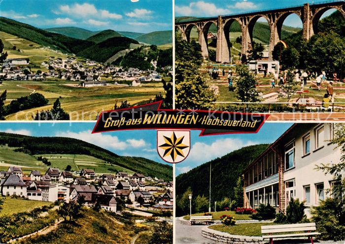 Willingen Sauerland Panorama Viadukt Minigolfanlage