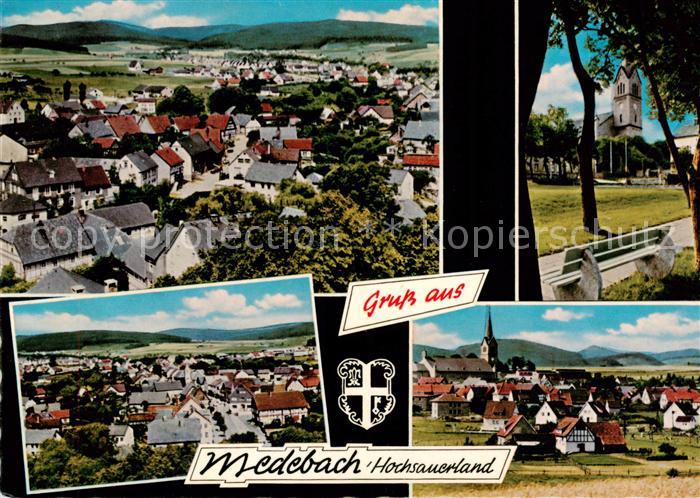 Medebach Fliegeraufnahme Kirche Panorama