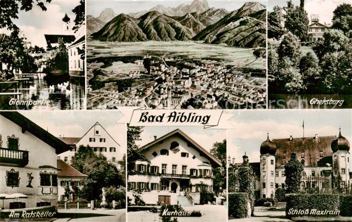 Bad Aibling Glannpartie Panorama Ghersburg Am Ratskeller Kurhaus Schloss Maxlrai