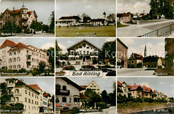 Bad Aibling Ratskeller Kirchzeile Versorgungs Kuranstalt Ortspartie Wendelstein