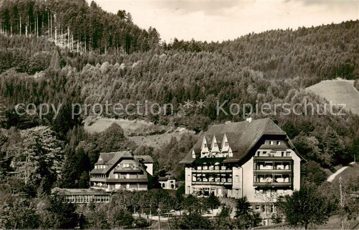 Glottertal Schwarzwald Kuranstalt Glotterbad