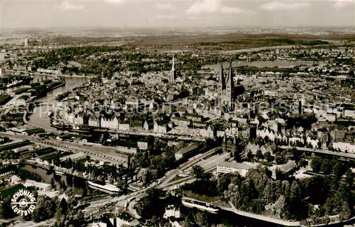 LueBECK  CITY Fliegeraufnahme