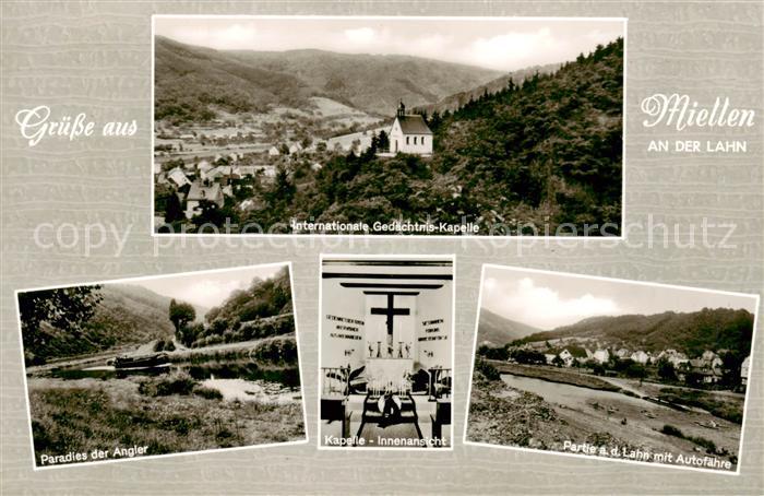 Miellen Miellen Internationale Gedaechtnis Kapelle Inneres Anglerparadies Lahnpa