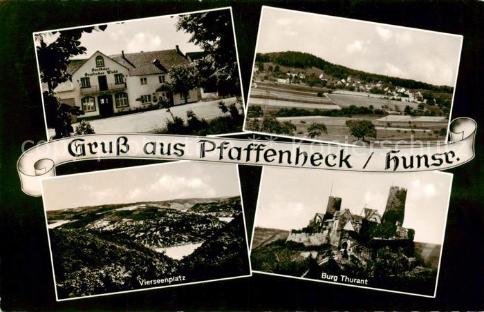 Pfaffenheck Gasthaus Deutscher Wald Panorama Vierseenplatz Burg Thurant