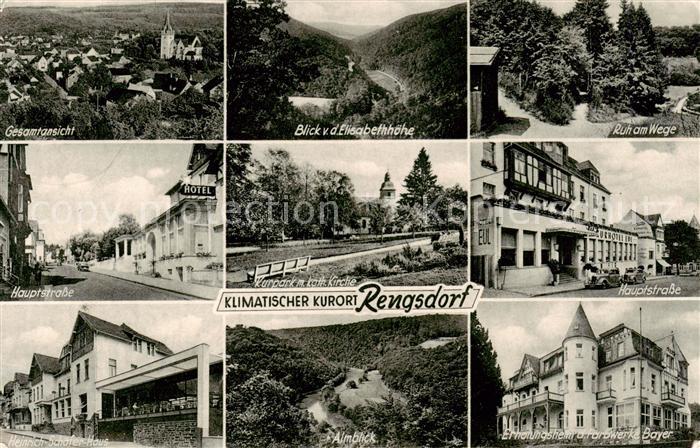 Rengsdorf Panorama Elisabethhoehe Ruh am Wege Hauptstrasse Almblick Erholungshei