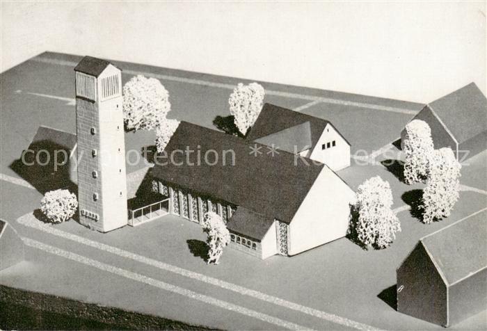 Minden  Westfalen Weser Ev luth St Thomaskirche Modell