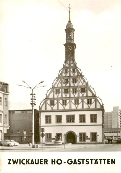 Zwickau  Sachsen HO Gaststaetten Verzeichnis
