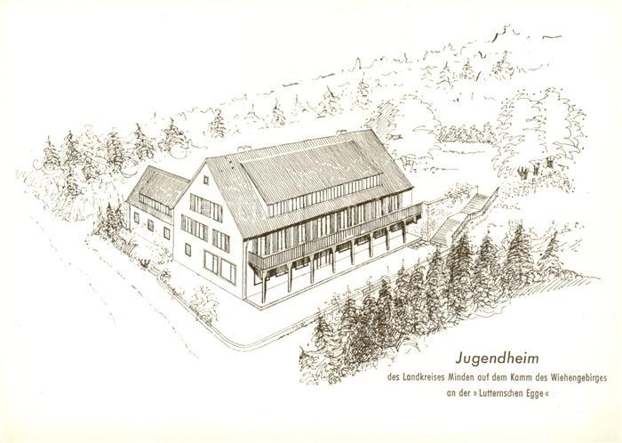 Minden Westfalen Weser Jugendheim des Landkreises Minden