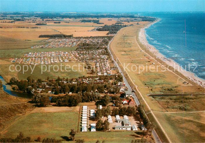 Dahme  Ostseebad Holstein Fliegeraufnahme mit Campingplatz Zedano