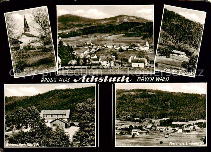 Achslach Regen Bayern Kirche Panorama Pension Eulenhof Berggasthof Kalteck Ferie