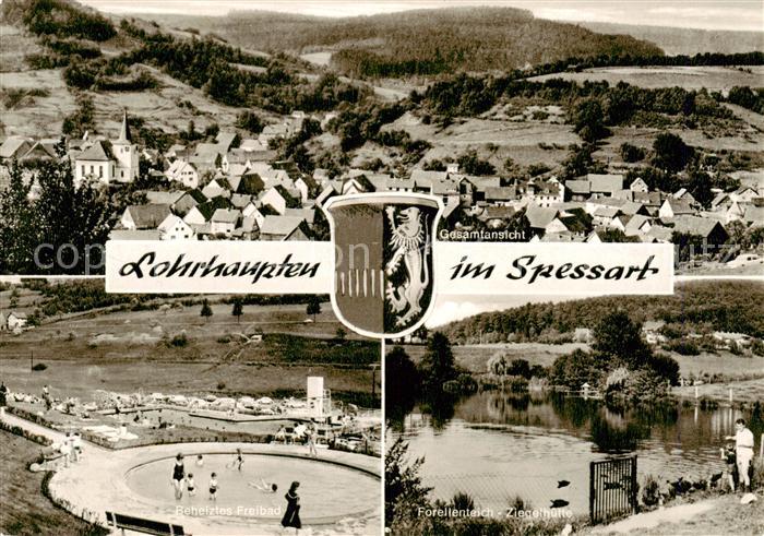 Lohrhaupten Panorama Beheiztes Freibad Forellenteich Ziegelhuette