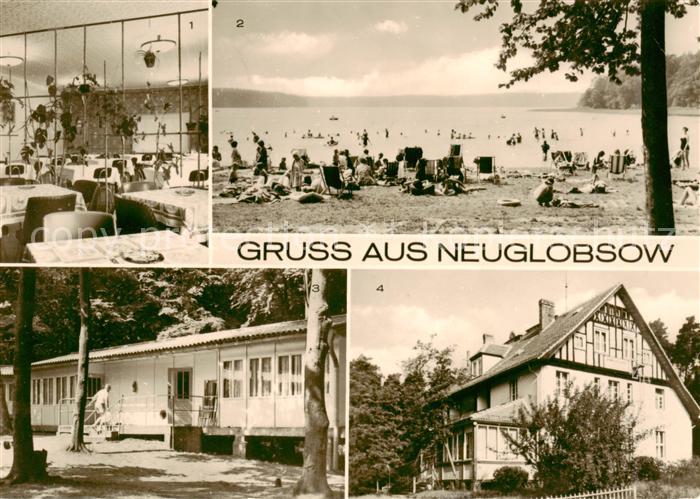 Neuglobsow Stechlin FDGB Erholungsheim Freundschaft Am Stechlinsee FDGB Erholung