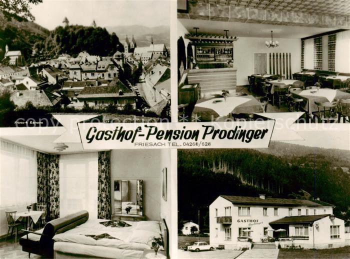 Friesach Kaernten Gasthof Pension Prodinger Gastraum Zimmer
