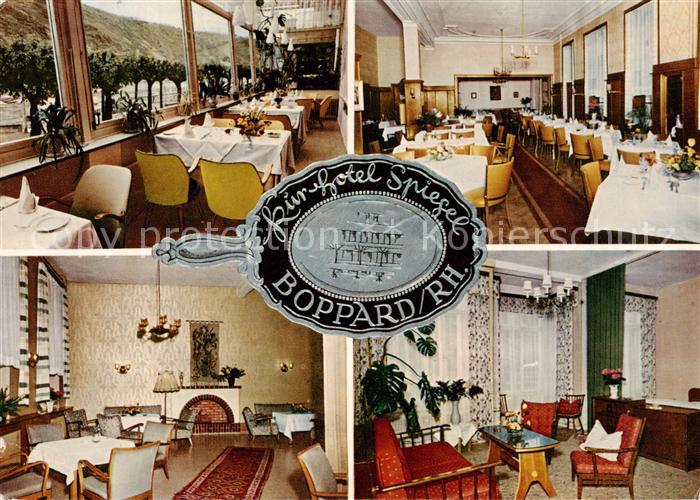 Boppard Rhein Kurhotel Spiegel Gastraeume