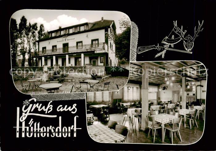 Huettersdorf Hotel Hubertushof Terrasse Speisesaal