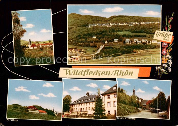 Wildflecken Panorama Kreuzberg Kloster Kreuzberg