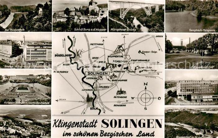 Solingen Ruedenstein Schloss Burg Wupper Muengstener Bruecke Sengbach Talsperre