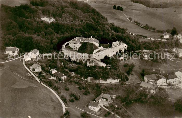 Tittmoning Salzach Burg Fliegeraufnahme