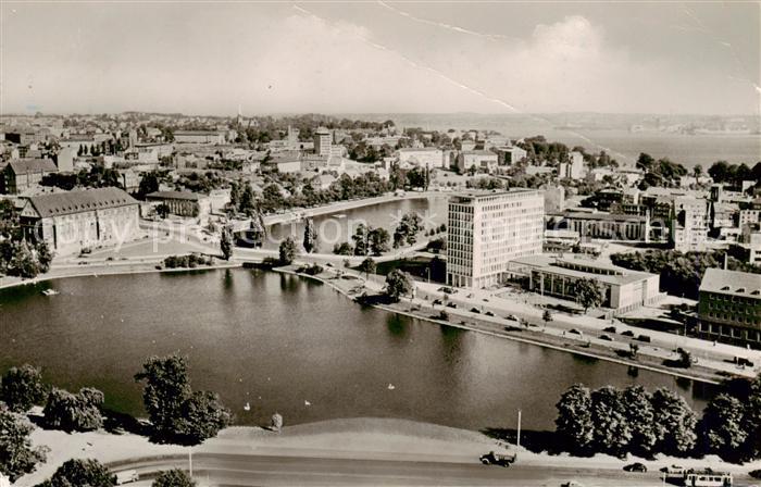 KIEL  CITY Am kleinen Kiel Fliegeraufnahme