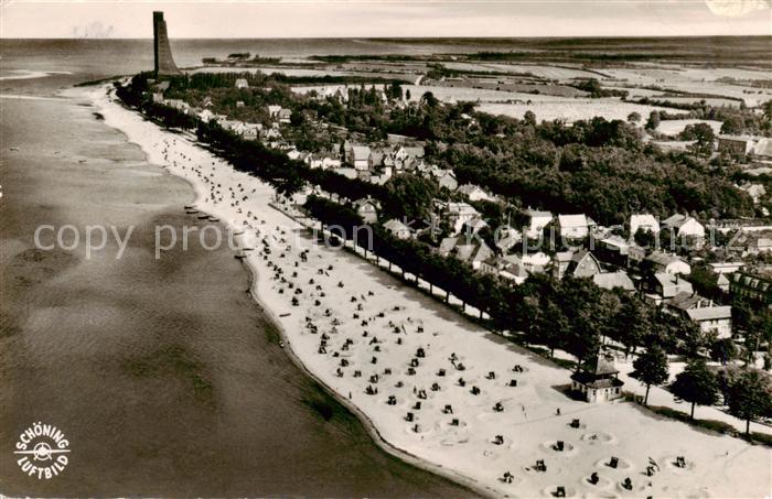 Laboe Fliegeraufnahme mit Marine Ehrenmal
