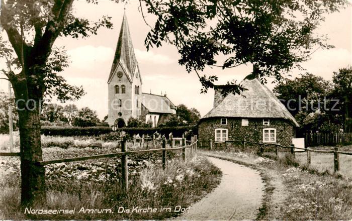 Amrum Die Kirche im Dorf