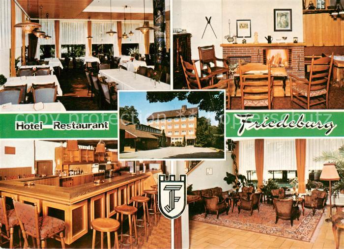 Nordenham Wesermarsch Niedersachsen Hotel Restaurant Friedeburg Gastraeume Kamin