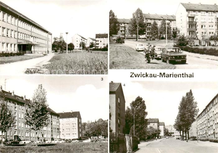 Marienthal Zwickau Otto-Grotewohl-Schule Rotdornweg Lion-Feuchtwanger-Strasse Wi