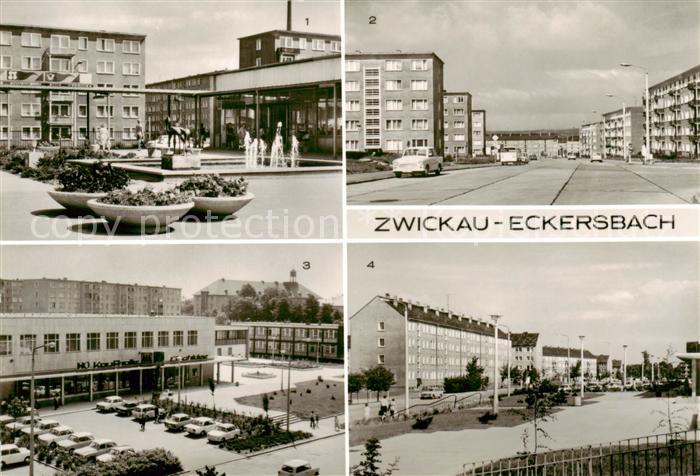 Eckersbach Zwickau Versorgungszentrum Kosmonautenstrasse HO-Kaufhalle Scheffelst