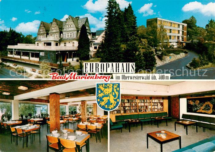 Bad Marienberg Europahaus Speisesaal Bibliothek