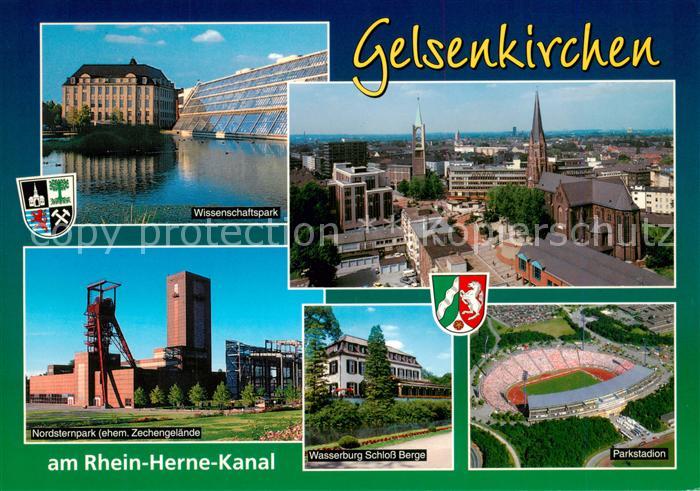 GELSENKIRCHEN NRW Wissenschaftspark Panorama Nordsternpark Waserburg Schloss Ber