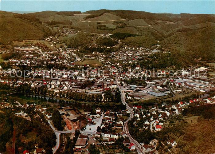 Plettenberg OT Eiringhausen mit Silberberg Fliegeraufnahme