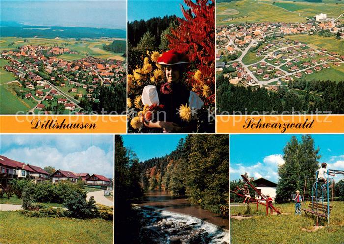 Dittishausen Fliegeraufnahmen Teilansichten Kinderspielplatz