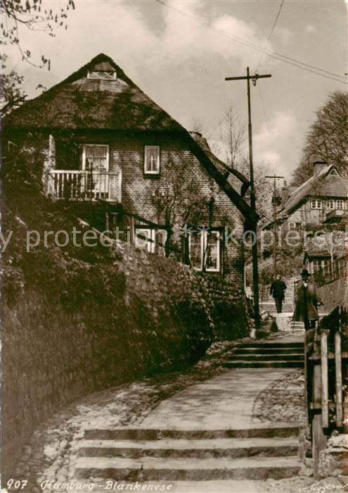 Blankenese Hamburg Aufgang