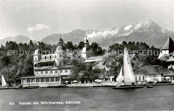 Velden  Woerthersee AT Hotel Segelboot