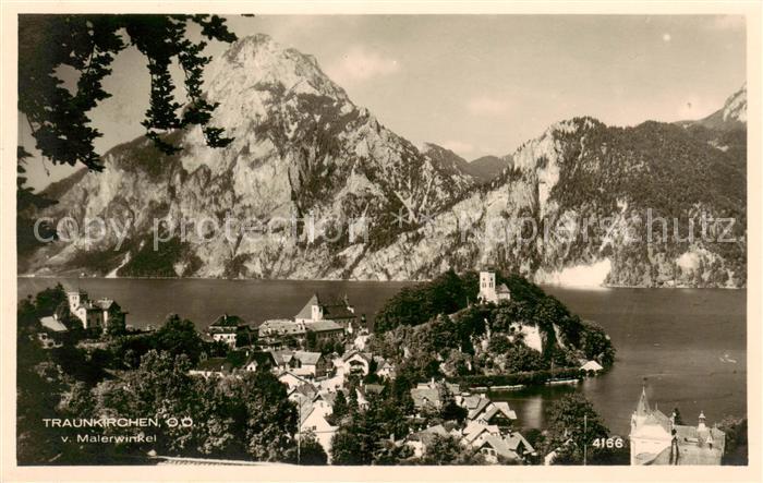 Traunkirchen AT Blick vom Malerwinkel