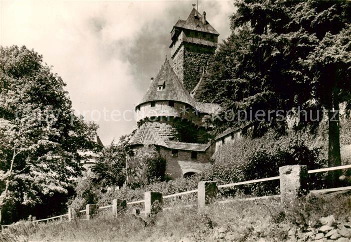 Haut-Koenigsbourg Hohkoenigsburg Le Donjon et l’entree sud