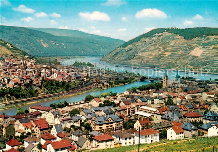 Bingen Rhein Panorama Nahemuendung