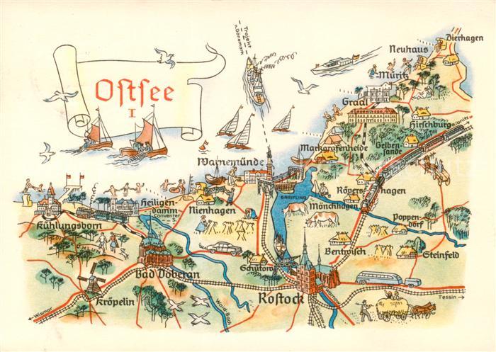 ROSTOCK  CITY Gebietskarte