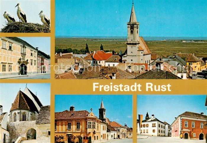 Rust Neusiedlersee Burgenland Storchennest Hauptstrasse Fischerkirche Seeblick H