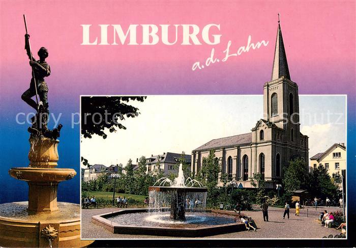 Limburg Lahn Brunnen Kirche