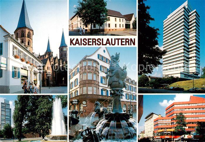 Kaiserslautern Kirche Brunnen Rathaus
