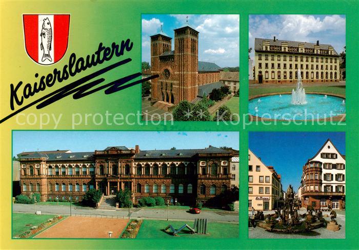 Kaiserslautern Rathaus Gebaeude Brunnen