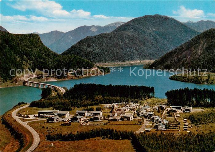 Fall Bad Toelz Fliegeraufnahme Sylvensteinstausee