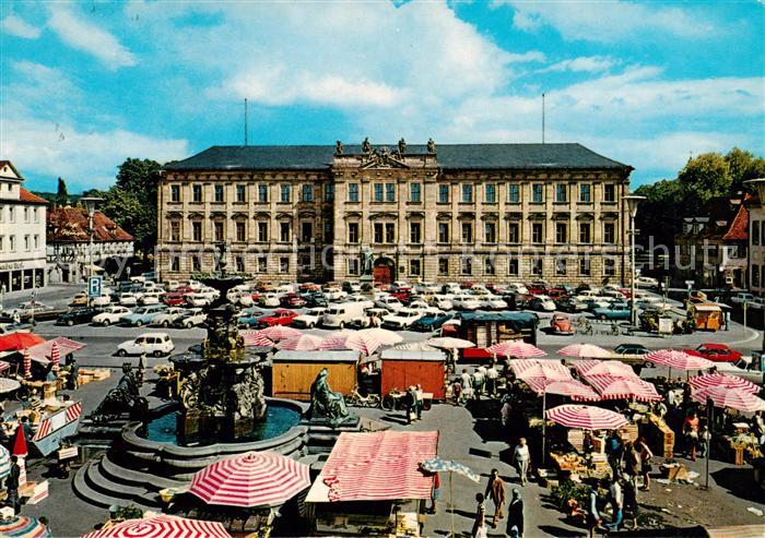 ERLANGEN Bayern Marktplatz und Schloss