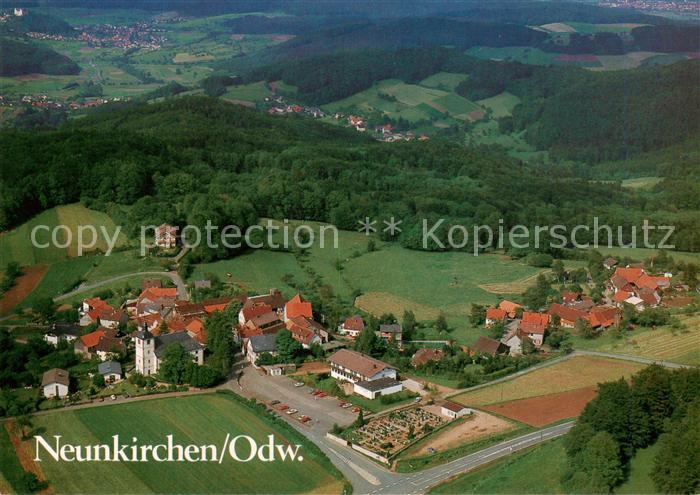 Neunkirchen Odenwald Ev Pfarrkirche und Schloss Lichtenberg